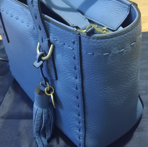 Cole Haan Leather Satchel 💙 Perfect for spring - Picture 2 of 4